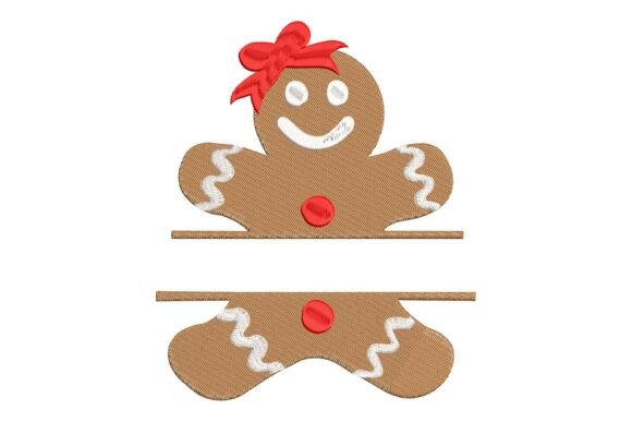Gingerbread Girl Monogram: A Festive Design Review
