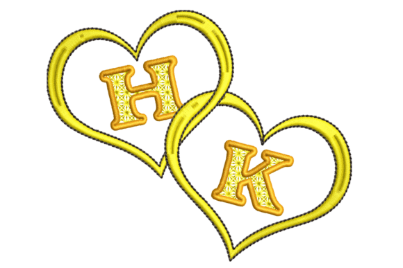Love Hearts Monogram – H and K Review for Etsy Sellers