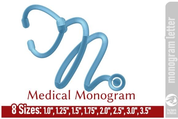 Medical Embroidery Monogram Letter N Review