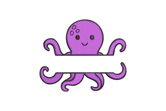 Octopus Monogram: A Charming Design for Personalized Gifts