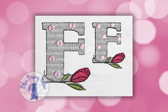 Polka Dot Rose Letter E: A Charming Monogram Review