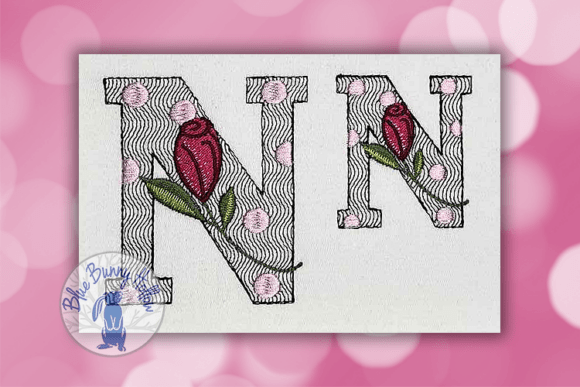 Polka Dot Rose Letter N: A Seasonal Embroidery Review