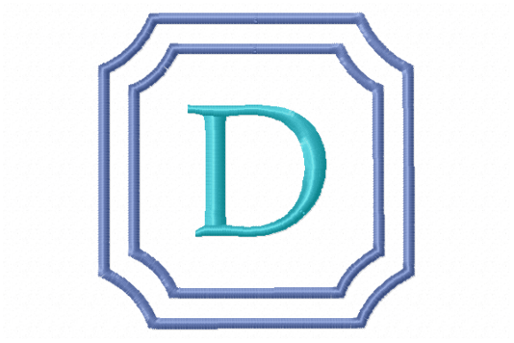 Review: Double Framed Monogram Letter D for Boutique Sweatshirts