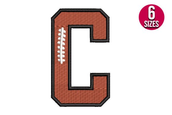 Review: Football Font Letter C for Etsy Shops