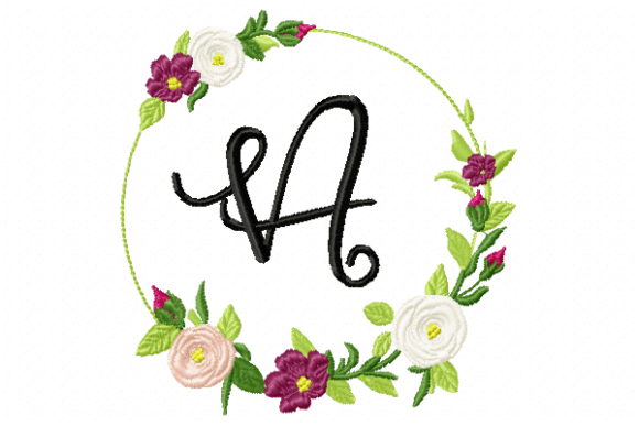 Review: Frame Roses Monogram Letter a for Boutique Sweatshirts