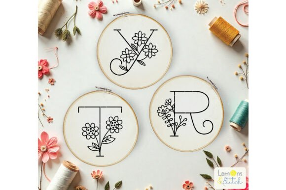 Review: Letter a to Z Wild Flowers Monogram for Etsy Shops