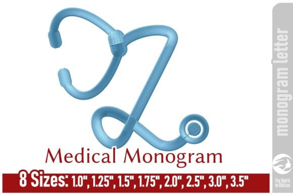 Review: Medical Embroidery Monogram Letter L for Holidays