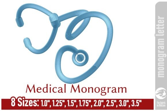 Review: Medical Embroidery Monogram Letter - O for Business