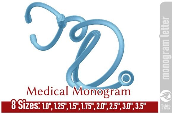 Review: Medical Monogram Letter D for Boutique Apparel