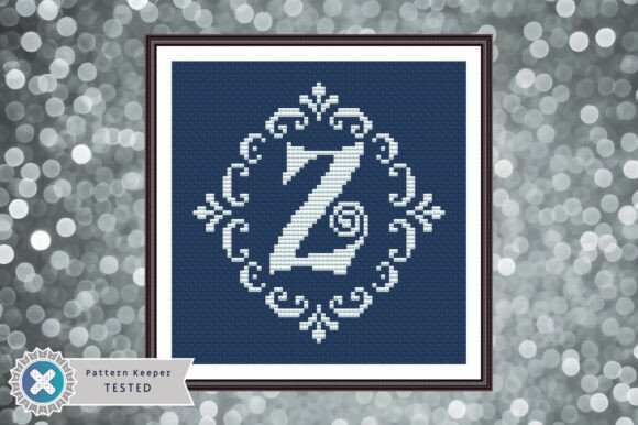 Review: Monogram Letter Z Cross Stitch Pattern for Pros