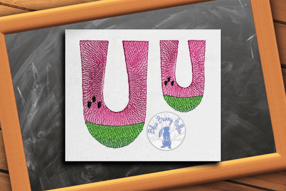 Review: Watermelon Letter U for Summer Etsy Sales