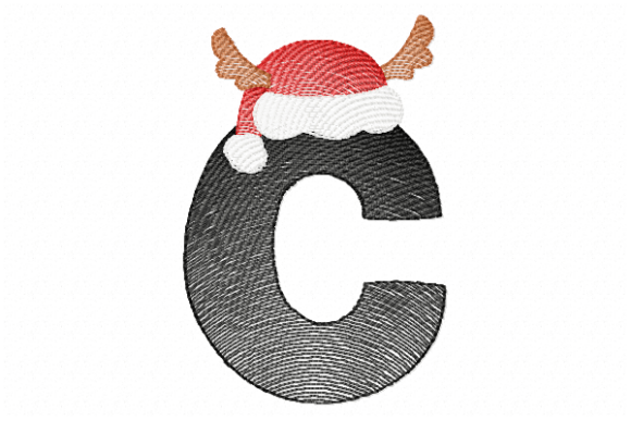 Santa Letter C Review: Festive Monogram for Holiday Projects