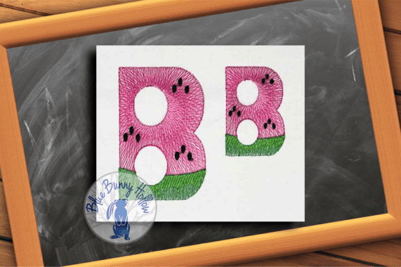 Watermelon Letter B Review: Summer Embroidery Magic