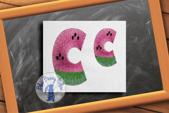 Watermelon Letter C: A Summer Monogram Review