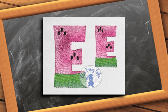 Watermelon Letter E: A Sweet Summer Monogram for Gifts