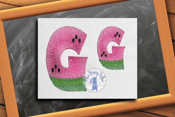 Watermelon Letter G: A Summer Embroidery Review