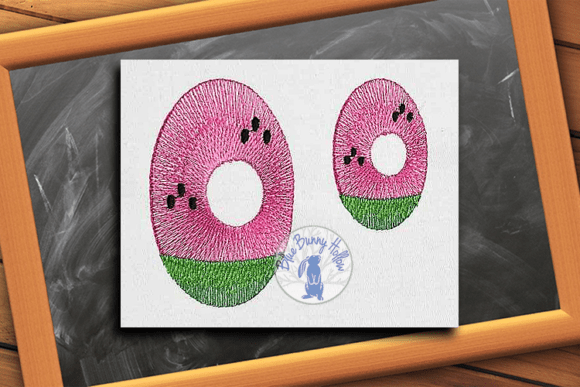 Watermelon Letter O: A Summer Embroidery Review