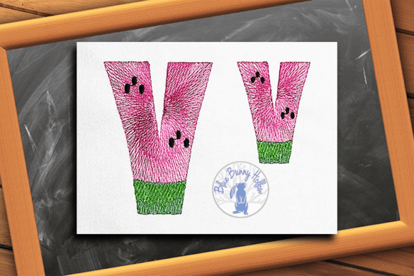 Watermelon Letter V: A Designer's Review for Business Merch